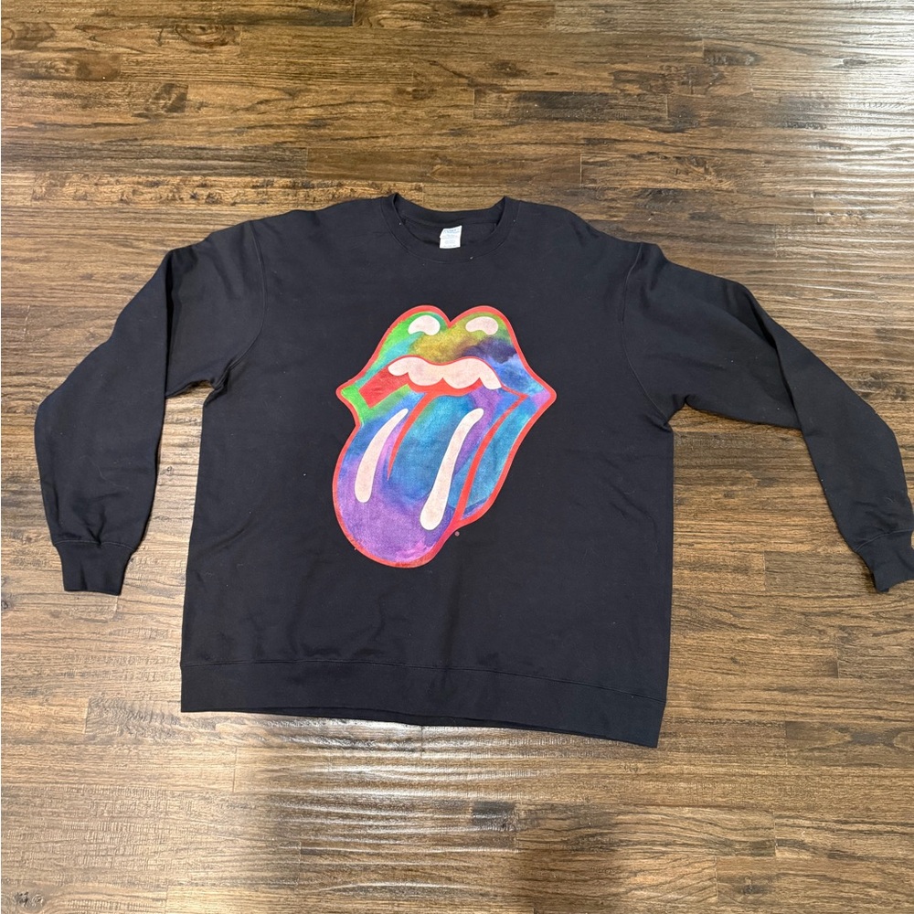 Port and Company Black Sweatshirt with Colorful Graphic